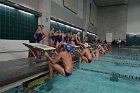 Swimming vs Babson  Wheaton College Swimming vs Babson College. - Photo By: KEITH NORDSTROM : Wheaton, Swimming, Babson
